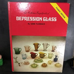 The Collector's Encyclopedia of DEPRESSION GLASS Fourth Edition Hardcover Book - Imagen 1 de 7
