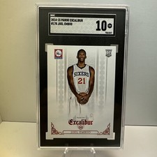 2014-15 Panini Excalibur RC Red Foil JOEL EMBIID SGC 10 GEM MINT Phila 76ers