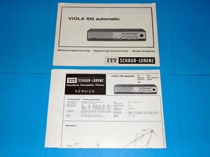 ITT Schaub-Lorenz - Receiver VIOLA 100 automatic Bedienungsanleitung Schaltplan - Bild 1 von 1