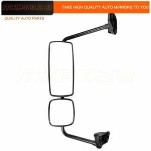 LH Side Heated Chrome Mirror Complete For 2003-2016 Freightliner Columbia M2 - Picture 1 of 9
