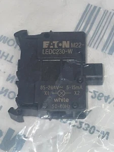 M22-LEDC230-W, Eaton, Screw Term Base Mount, White Light Unit 85-264VAC - Picture 1 of 3