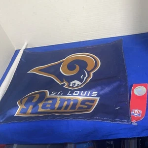 St. Louis Rams Car Flag NFL - W/tag Estate Find - Picture 1 of 7