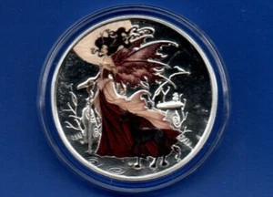 Amy Brown Collection - The Red Queen -Colorized - 1 Oz .999 Silver #1235/2000 - Picture 1 of 4