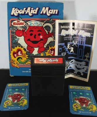 Intellivision: AUTHENTIC Kool-Aid Man (1983) COMPLETE IN BOX with All Inserts - Image 1 of 4