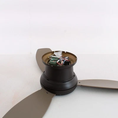 Minka F518-ORB Flush Mount Oil-Rubbed Bronze 3-Blade Ceiling Fan w/100w Light - Image 1 of 3