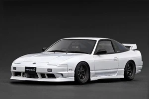 IG3760 ignition model 1:18 Nissan 180SX TYPE X (RPS13) White model car - Picture 1 of 3