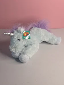 Juguete de peluche vintage con etiqueta Aurora People Pals unicornio púrpura - Imagen 1 de 12