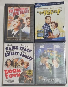 Boom Town, The Egg And I, So Proudly We Hail & It Happened One Night DVD NEW  - Imagen 1 de 5