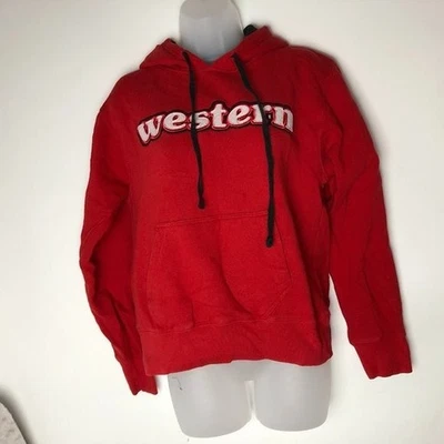 Cat Bird Seat Rojo "Occidental" Sudadera con Capucha Mujer Pequeña Foto 1 de 4