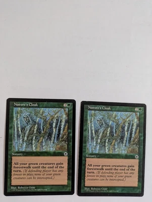 2 Nature's Cloak Portal 2nd Age MTG NM Free shipping with tracking - Image 1 of 2