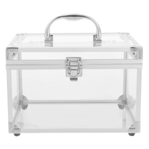 CD Storage Box DVD Storage Container CD Holder Portable CD Storage Organizer - Afbeelding 1 van 12