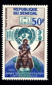 SENEGAL - PA - 1965 - Jahr der internationalen Zusammenarbeit und 20. Jahrestag - Bild 1 von 1
