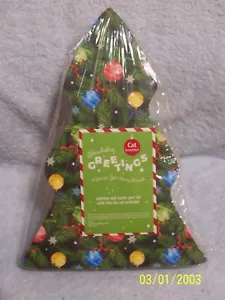 Cat Christmas Tree Cardboard Cat Scratcher New 9" X 11.75" - Picture 1 of 3