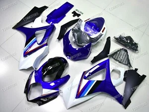 Para GSXR1000 2007-2008 Azul Blanco ABS Molde de Inyección Carrocería Carenado Kit Capucha - Imagen 1 de 9
