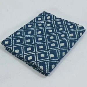 Dress Wear Block Print 5 Yard Running Craft Fabric Soft Light Weight Sewing Fab - Picture 1 of 7