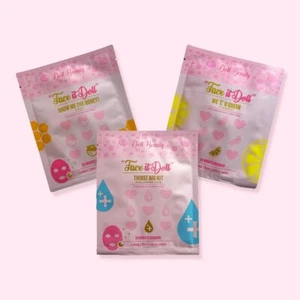 Doll Beauty: Face It Doll Face Mask 3 pack - BNIB - Picture 1 of 1