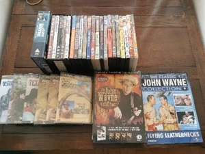 Vintage John Wayne Dvd Collection Joblot 36 Dvds Some Sealed + Magazines Bundle - Picture 1 of 16