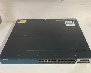 Cisco WS-C3560X-24T-S w/C3KX-NM-1G uplink module  GRADE A  - Picture 1 of 1