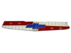 57 1957 Chevy Front Grille Bar Emblem Plastic Insert New - Picture 1 of 1