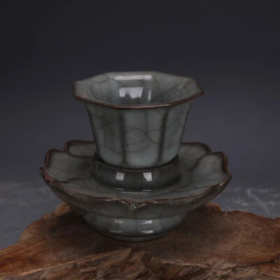 Taza de té Bafang horno oficial dinastía Song antigua china de 3,2" Foto 1 de 4