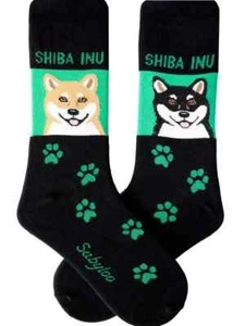 Calcetines para mujer Shiba Inu talla 9-11 Sabyloo novedad patas moda nuevos - Imagen 1 de 1
