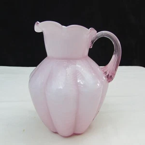 Fenton Dusty Rose Overlay Farn #6464 Creme Krug 1984 C1246 - Bild 1 von 6