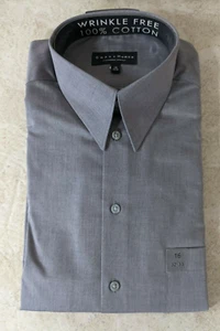 Crazy Horse A Claiborne Company, 16 32/33 Gray Cotton, New, Free Shipping - Picture 1 of 6