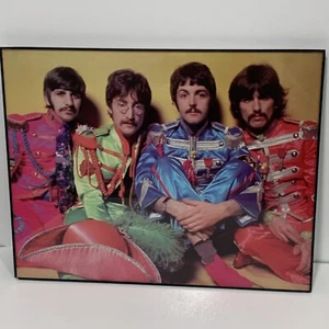 BEATLES Framed Poster 14"x11"- SGT PEPPER'S LONELY HEARTS CLUB BAND - Picture 1 of 4