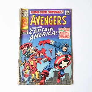 THE AVENGERS Comic Book Vol 1 #3 1969 - Marvel King Size Vintage - Picture 1 of 7