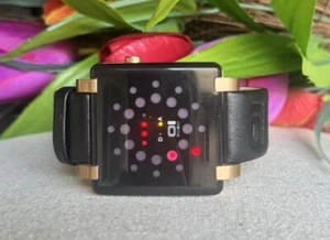 Men's BINARY Watch 01 THE ONE "Gamma Ray" Black #5 - Picture 1 of 14