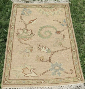 Small Kilim Oriental Turkish Rug Wool Cotton Hand Woven Soumak Tribal Rug 2x3 ft - Picture 1 of 4