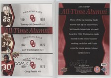 2011 University of Oklahoma All-Time Alumni Trios Tommy McDonald Joe Washington