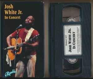 Josh White Jr. In Concert VHS 1993 Ramblin' 817 RARE Blues Folk Acoustic Guitar - Imagen 1 de 2