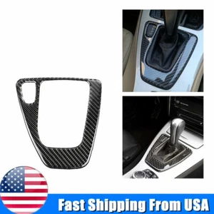 Gear Shift Panel Decal Trim Cover Sticker Carbon Fiber For BMW 3 Series E90 E92 - Foto 1 di 8