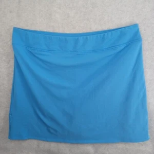 Adidas Climalite Atheltic Tennis Golf Skirt Skort Blue Women's Size 12 - Picture 1 of 14