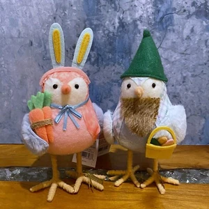 Target Spritz 2023 Featherly Friends CARROT & BUD Spring Easter Fabric Birds - Picture 1 of 11