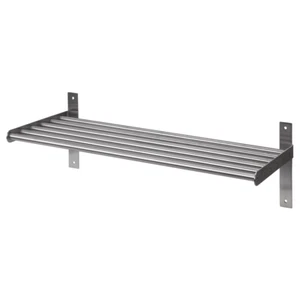 GRUNDTAL Küche Zuhause Wandregal Regal Halter, Edelstahl, Mehrzweck 60cm - Bild 1 von 2
