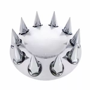 Dome Front Axle Cover Kit with 33mm Spike Thread on Nut Covers - Picture 1 of 2