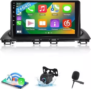 2+64G Android Car Radio for Mazda 3 Axela 2014-2019 with Wireless Carplay & Andr - Picture 1 of 6