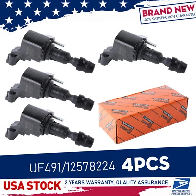 Bobinas de encendido alto rendimiento UF-491/12578224 4X para Chevrolet HHR 2006-2011 Foto 1 de 4