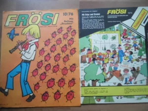 FRÖSI 10 - 1976 (2) mit 2. Umschlag Pioniermagazin DDR Comic Otto & Alwin - Picture 1 of 6