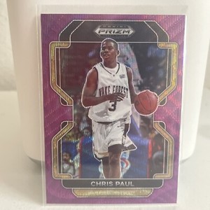 2022 Panini Prizm Draft Picks Basketball Chris Paul Purple Wave Prizm #8 🏀🔥