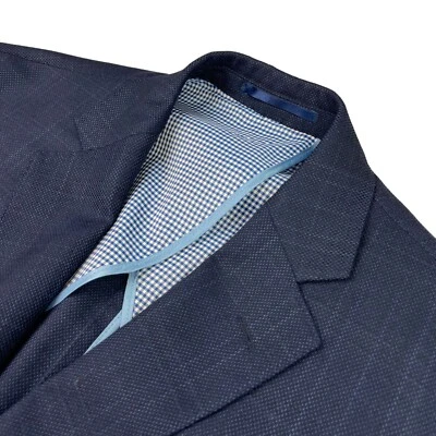 Owen Miller x Saks Fifth Avenue Men’s Summerweight 2-Button Blazer Navy • 40R - Image 1 of 4