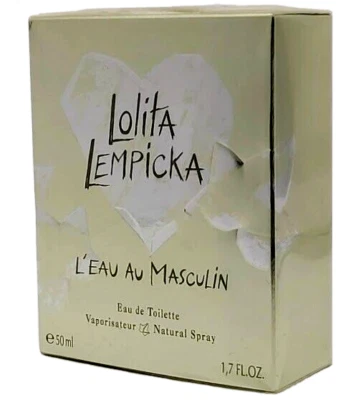 ❤️ L'Eau Au Masculin, Lolita Lempicka  Eau de Toilette 1.7 fl.oz.50 ml.SEALED! - image 1 of 4