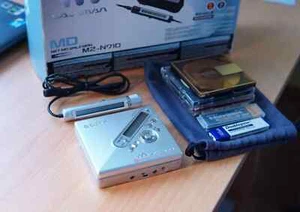 Reproductor Grabadora MDLP Net MD Sony MiniDisc Walkman MZ-N710 EN CAJA + Accesorios - Imagen 1 de 18