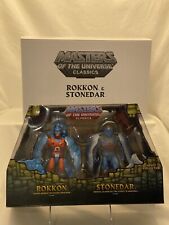 Masters of the universe classics Rokkon & Stonedar 2013. MIP w mailer MOTUC