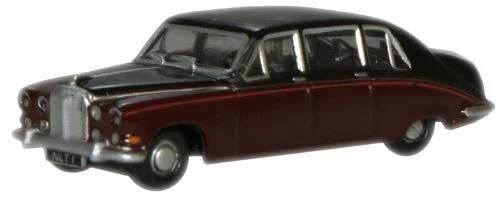 Oxford Diecast Daimler DS420 Limo Claret/Black (Q.Mother)  1:148 Scale - Image 1 of 1