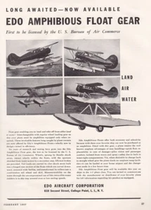 1937 Beechcraft Model 17 Stagerwing Aircraft ad 11/30/2022h - Picture 1 of 1