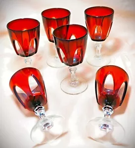 6x Gothic Cristal D´Arques DURAND Luminarc Arcoroc France Aperitif Nachlass Erbe - Bild 1 von 11