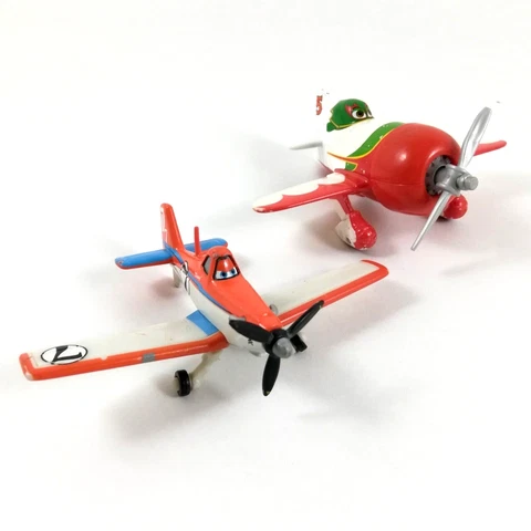 Disney Planes Dusty Crophopper & Chupacabra Die-cast Plastic 3 Inch (Lot of 2) Cover